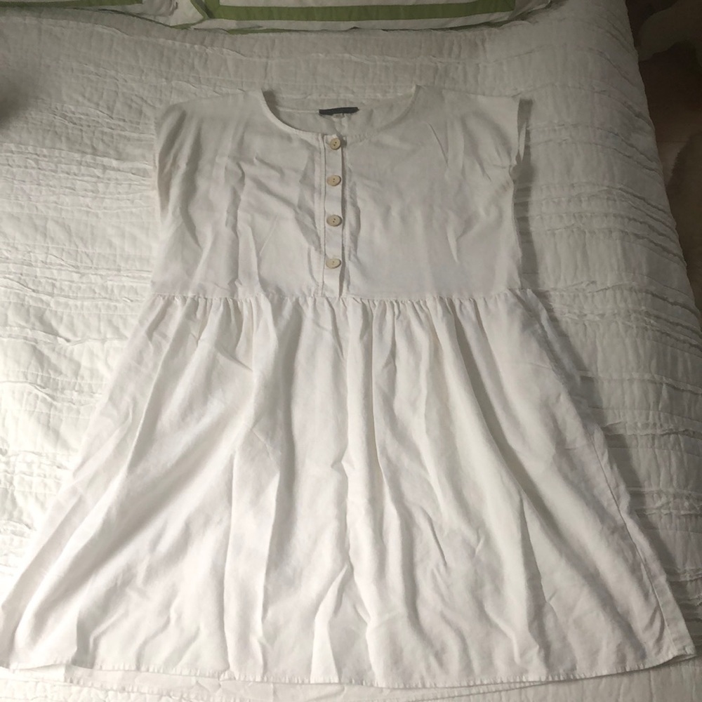 White, cottagecore-styled day dress